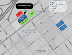 Rhys B Jones Dental Center Parking Options
